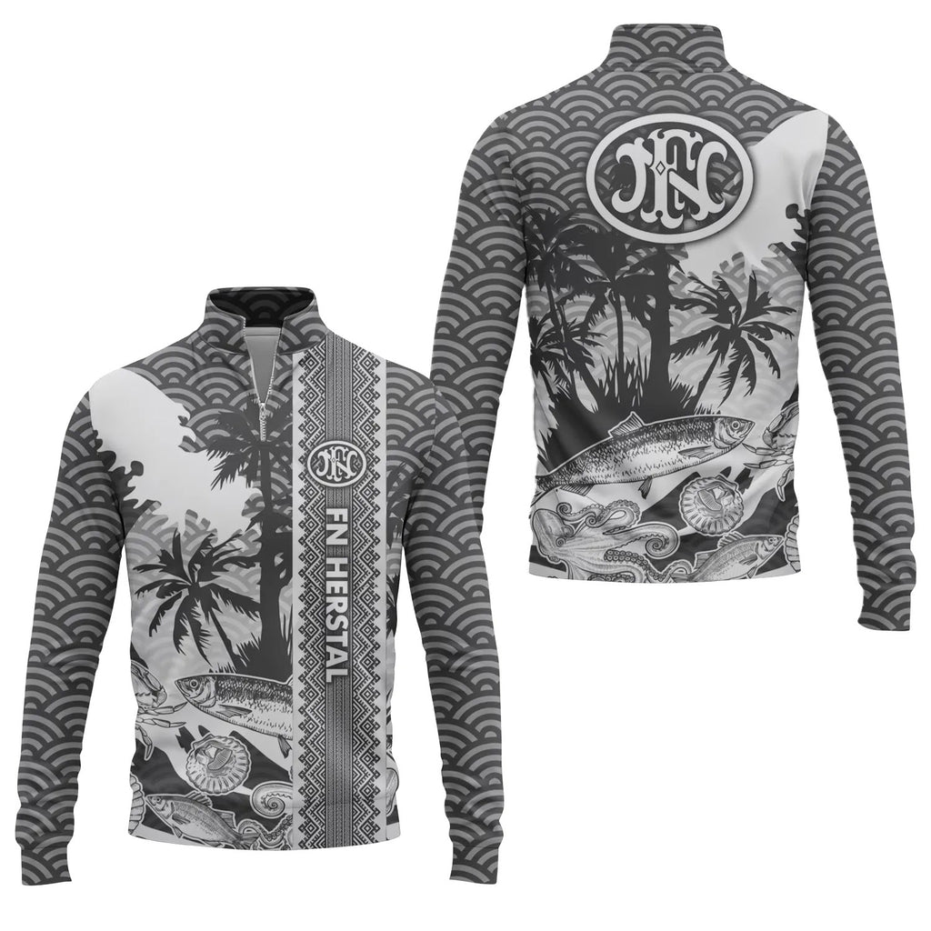 FN Herstal Quarter-zip Pullover SHW038