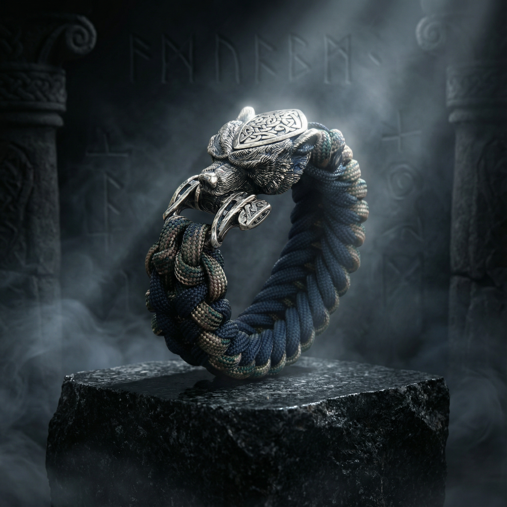 Vikings Bear Paracord Bracelet