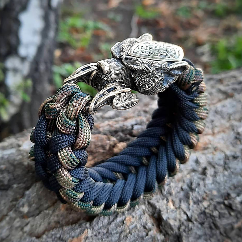 Vikings Bear Paracord Bracelet