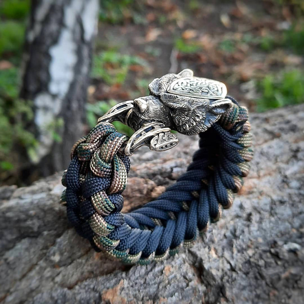 Vikings Bear Paracord Bracelet