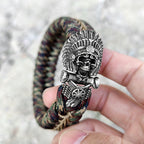 Cacique Skull Paracord Bracelet