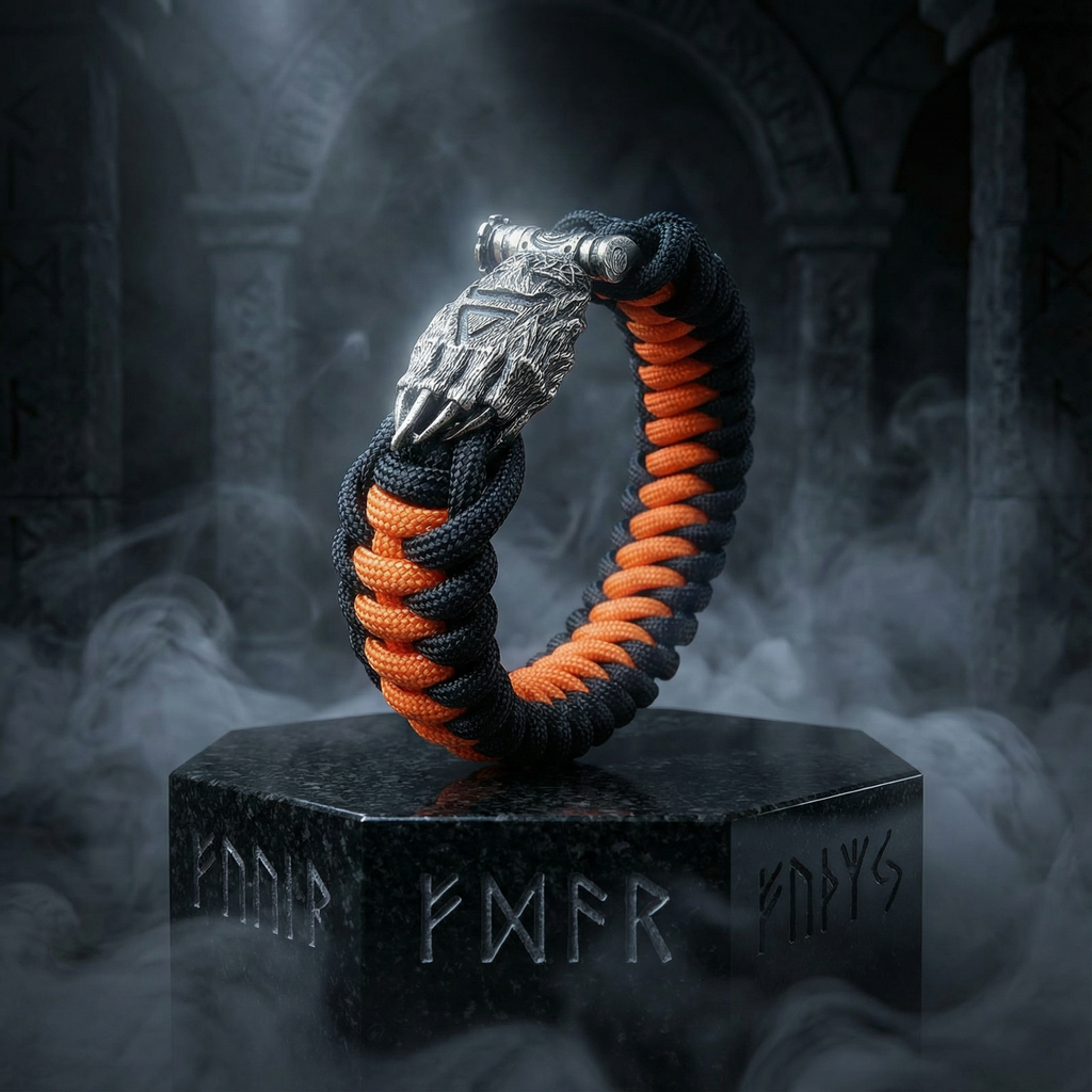 Bear Paw Paracord Bracelet